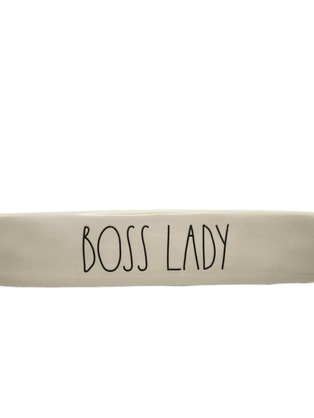 Rae Dunn Boss Lady Ceramic Desk Sign